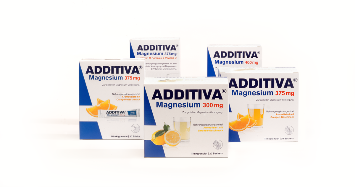 ADDITIVA Produktlinie Magnesium ADDITIVA Produktlinie Magnesium