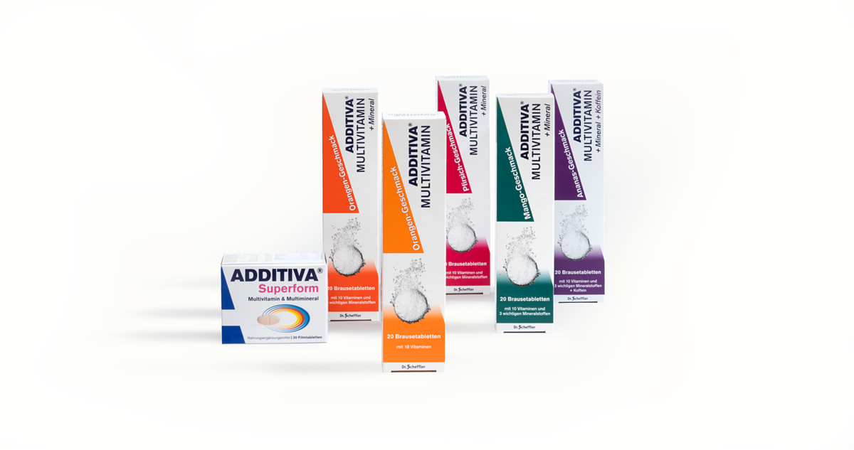 ADDITIVA Produktlinie Multivitamin ADDITIVA Produktlinie Multivitamin