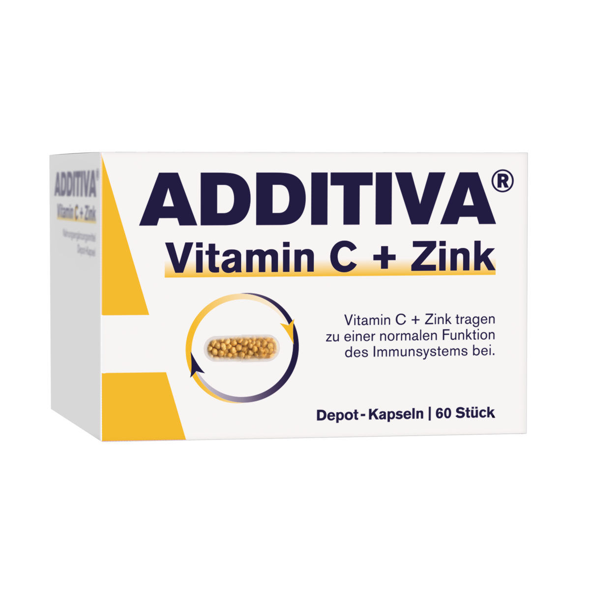 ADDITIVA - Vitamin C + Zink - 60 Kapseln ADDITIVA - Vitamin C + Zink - 60 Kapseln