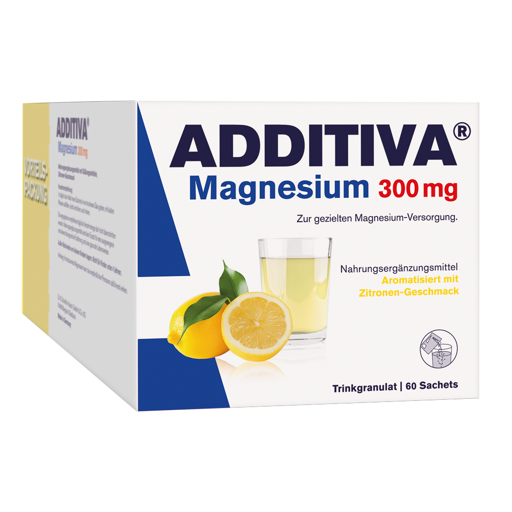 ADDITIVA - Magnesium 300 mg - 60 Sachets ADDITIVA - Magnesium 300 mg - 60 Sachets