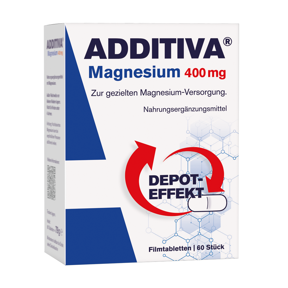ADDITIVA - Magnesium 400 mg - 60 Filmtabletten ADDITIVA - Magnesium 400 mg - 60 Filmtabletten