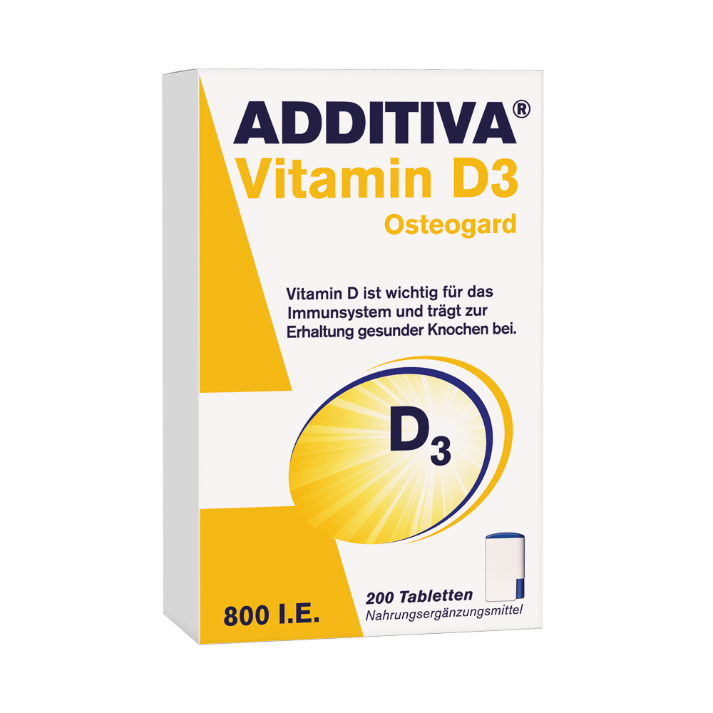 ADDITIVA - Vitamin D3 Osteogard - 200 Tabletten ADDITIVA - Vitamin D3 Osteogard - 200 Tabletten